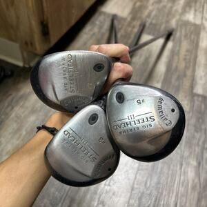 3 Callaway Big Bertha Steelhead III DRIVER 3 5 & 7Wd RH Regular Flex